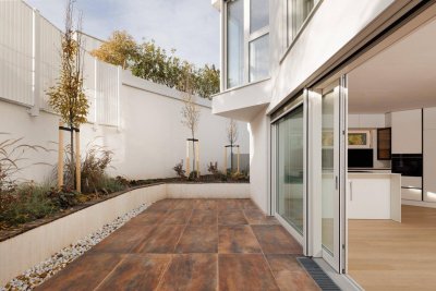 Ihr Vorteil: Küche &amp; Einbaumöbel im Preis! 4-Zi-Reihenhaus mit Garten und Weitblick über Wien