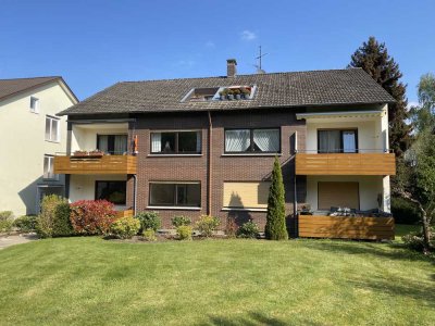 Schöne und gepflegte 3-Zimmer-Erdgeschosswohnung mit geh. Innenausstattung mit Balkon und EBK