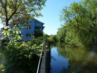 Provisionsfrei: Traumhaftes Inselgrundstück (2.132 qm) mit 3 Gebäuden (880 qm) - Nähe Europapark