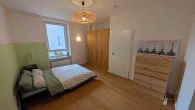 Möblierte 2-Zimmer-Wohnung mit vollausgestatteter Küche