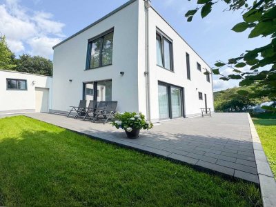 Naturnah und modern wohnen Bauhausvilla 10 Min. A3 Bad Honnef mit weiterem Bauland