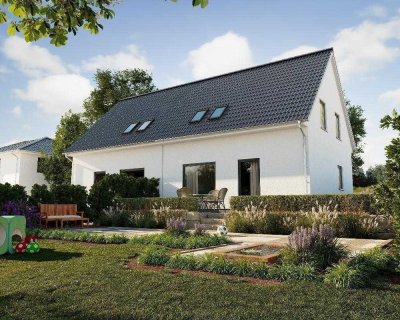 Das ausbaufähige und flexible Doppelhaus massiv gebaut von Town & Country in Ohrdruf