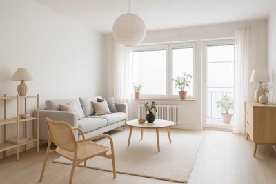 Renovierte Wohnung mit Balkon und Küche in energetisch modernisierten Haus - Provisionsfrei