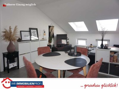 Moderne 2-Zimmer-Dachgeschosswohnung mit Balkon