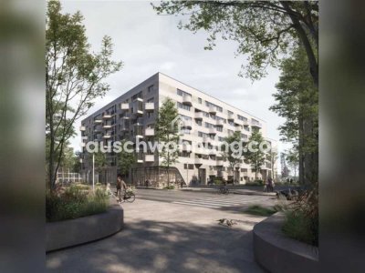 Tauschwohnung: Moderne 2-Zimmer-Neubauwohnung mit Terrasse in der Hafencity