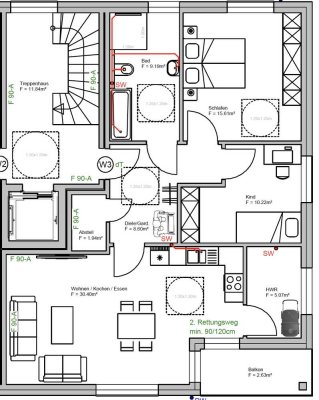 Erstbezug: Moderne 3-Zimmer-Wohnung mit 83 m² in Leopoldshöhe-Asemissen