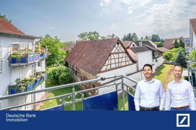 Leerstehende 2-Zimmer-Maisonette-Wohnung mit Balkon
