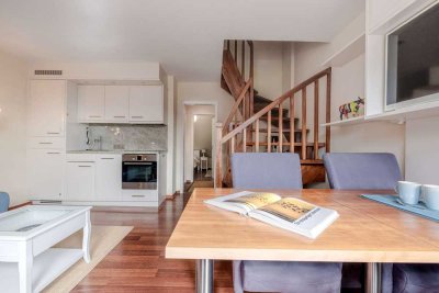 Moderne 3-Zimmer Maisonettewohnung mit Balkon in Süd-Ausrichtung in Zentrum und Strandnähe