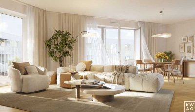 2-Zimmer-Neubau mit offener Küche