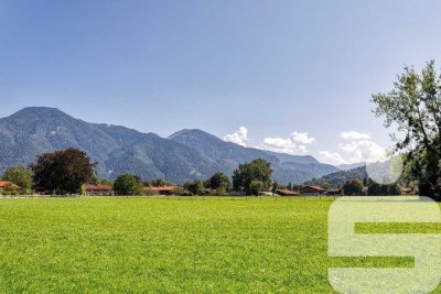 Weitläufige GARTENWOHNUNG mit freiem Bergpanorama in bester Lage von Rottach-Egern, 5 Min. zum See