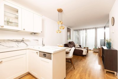 Vollmöblierte 1,5-Zimmer-Wohnung mit Terrasse und Garten in Toplage – Hötting / IBK