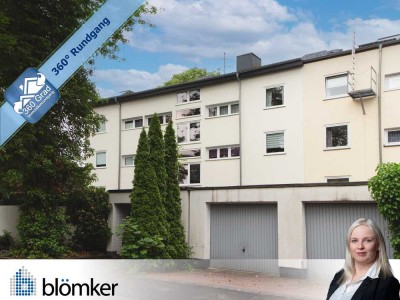 Blömker! Vermietete Erdgeschoss-Wohnung mit viel Platz und Garage in sehr beliebter Lage.
