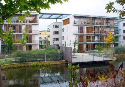 Lust auf ein architektonisch außergewöhnliches Zuhause mit Blick in eine fantastische  Parkanlage?
