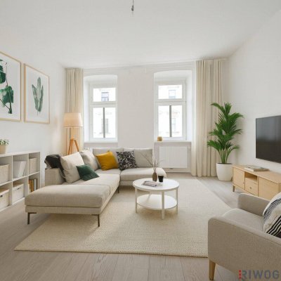 U-Bahn- und Marktnähe | 2-Zimmer-Altbauwohnung mit hofseitigem Schlafzimmer &amp; Einbauküche | sofort bezugsbereit