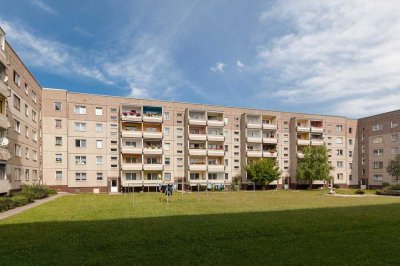 Für Senioren: 1-Raum-Wohnung mit Balkon im Erdgeschoss in Paunsdorf