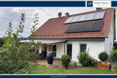 Wohnen Am Paradies - Geschmackvolles Einfamilienhaus (ca. 144 m² Wohnfläche) mit sonnigem Grundstück