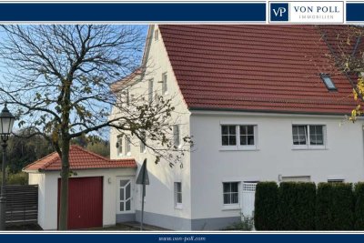 Sanierte Doppelhaushälfte mit lukrativer Ferienwohnung in unverbauter Ortsrandlage