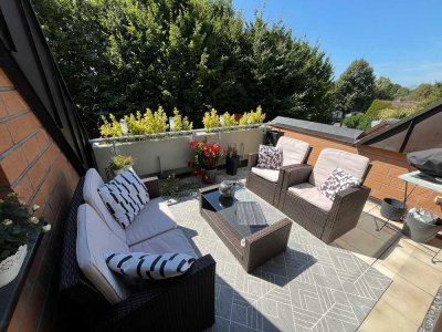 Unna, Breslauer Straße ! 82m² Maisonette Wohnung mit Dachterrasse, EBK, PKW Stellpl.Tiefgarage