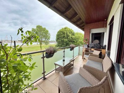 ** Für Berufstätige - Tolle 5-Zimmer-Wohnung mit Balkon und Weserblick !!! **