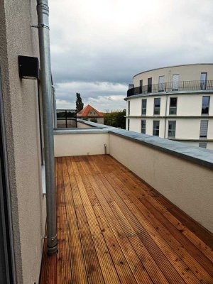 "LEUCHTGASWERK N°-1®": Traumhafte 3,5-Zimmer-Dachgeschoss-Wohnung mit großzügiger Terrasse