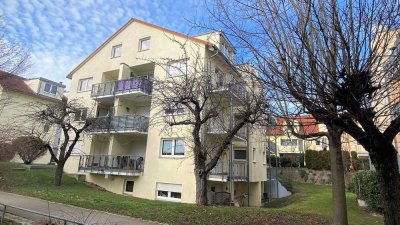 Hell-ruhig-attraktiv 2 Zi.-Wohnung in Marbach Süd