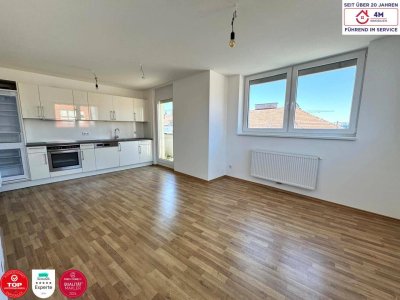 Moderne DG-Maisonette mit Terrasse &amp; 2 Balkonen – 4-Zimmer-Wohntraum in 1140 Wien