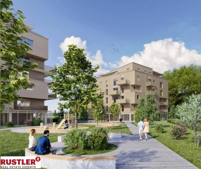 ERSTBEZUG I Wohnen im Grünen - exklusive 1-Zimmer-Wohnung mit Balkon und moderner Ausstattung