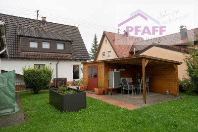 Zuhause ankommen in Schwenningen! Charmantes Haus mit Pelletheizung + tollem Garten, frei ab 03/26