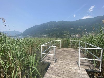 Seehaus zur Dauermiete – privater Steg &amp; Garten, direkt am Ossiacher See