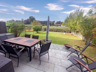 Familienfreundliches Reiheneckhaus in idyllischer Lage – 5 Zimmer, 2 Terrassen, 1 Garten