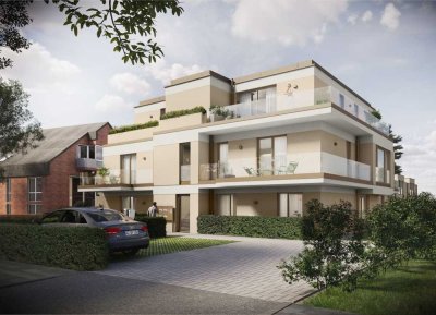 NEUBAU • Aachen-Laurensberg - ca. 117 m² gr. 3-Zi-Wohnung mit 2 Balkonen • Aufzug • moderne Ausstatt