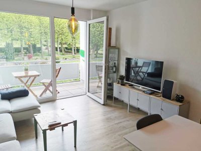 *Modernes Wohnen im Neubau mit Balkon*