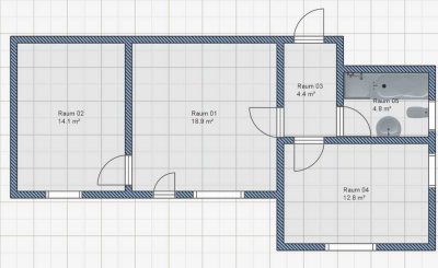 Schöne 2-Zimmer-Souterrain-Wohnung in Wüstenrot