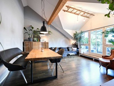 Licht, Luft und Lifestyle - stilvolle Dachwohnung mit Ambiente