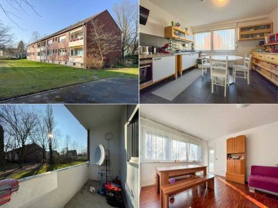 Gepflegte Drei-Zimmer-Wohnung mit Balkon zwischen Grevener Straße und Kanalstraße