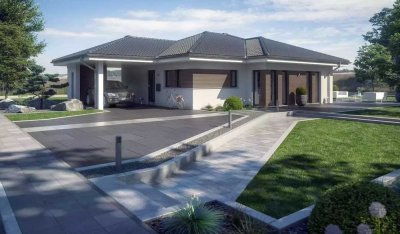 Barrierefreier, lichtdurchfluteter Wohnraum der keine Wünsche offen lässt inkl. Baugrundstück-Pool e