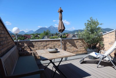 Wohntraum mit Bergblick – Elegante 5-Zimmer- Maisonette mit sonniger Dachterrasse