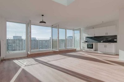 2 großzügige TERRASSEN, AUFZUG und BLICK über Berlin - 2-Zimmer-Wohnung