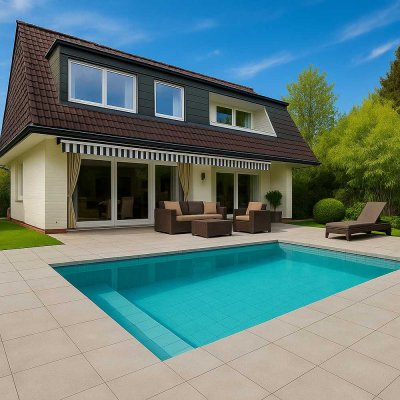 Luxuriöse Eigentumswohnung mit Privatgarten und Wellness-Oase