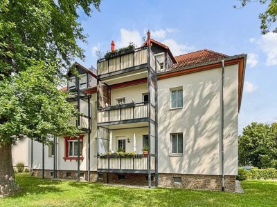 In Kürze bezugsfrei-4-Zimmer-Wohnung mit Balkon und Stellplatz in schöner Wohnlage von Markkleeberg