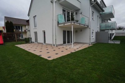 Germering Neubau: 3 Zimmer Gartenwohnung in ruhiger Lage