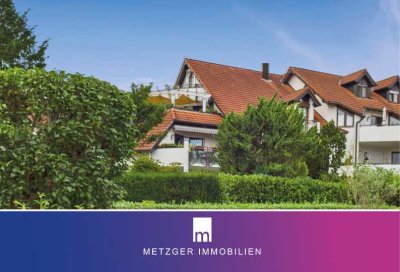 Großzügige 4-Zi.-Whg. mit großem Wohnbereich & Balkon mit Weitblick in idyllischer Feldrandlage