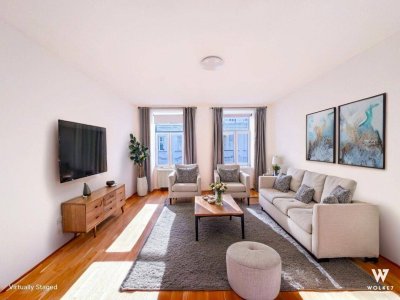 Helle 3-Zimmerwohnung in Top-Lage – hochwertig saniert &amp; mit Lift | Praterstern, WU | Nähe U1,U2 &amp; S-Bahn