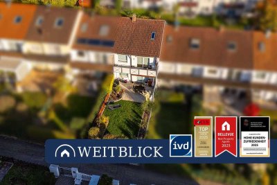 WEITBLICK: Reihenhaus mit Wohlfühlgarten!
