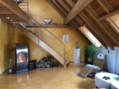 Luxuriöse, geräumige 3-Zimmerwohnung mit Galerie in Neufahrn bei Freising, Ortsteil Mintraching