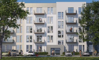 Erstbezug 2 Raumwohnung mit Aufzug und Balkon