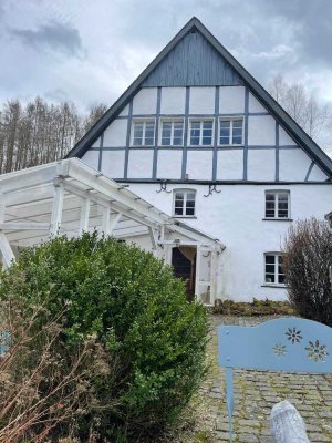 Landhaus mit 70 qm Atelier in schönster Alleinlage