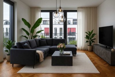 Großzügige 4-Zimmerwohnung mit Blick auf den begrünten Dachgarten