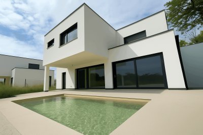 Exklusives Neubau Einfamilienhaus mit Garten und Terrasse und Privatpool in Ybbs an der Donau - Belagsfertig -Provisionsfrei