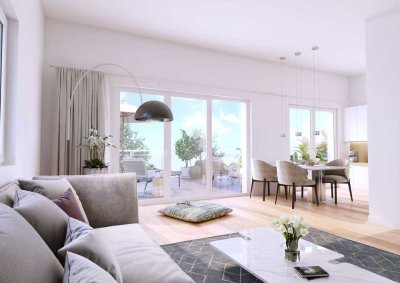 Exklusive Neubau-Penthaus-Wohnung mit großer Dachterrasse